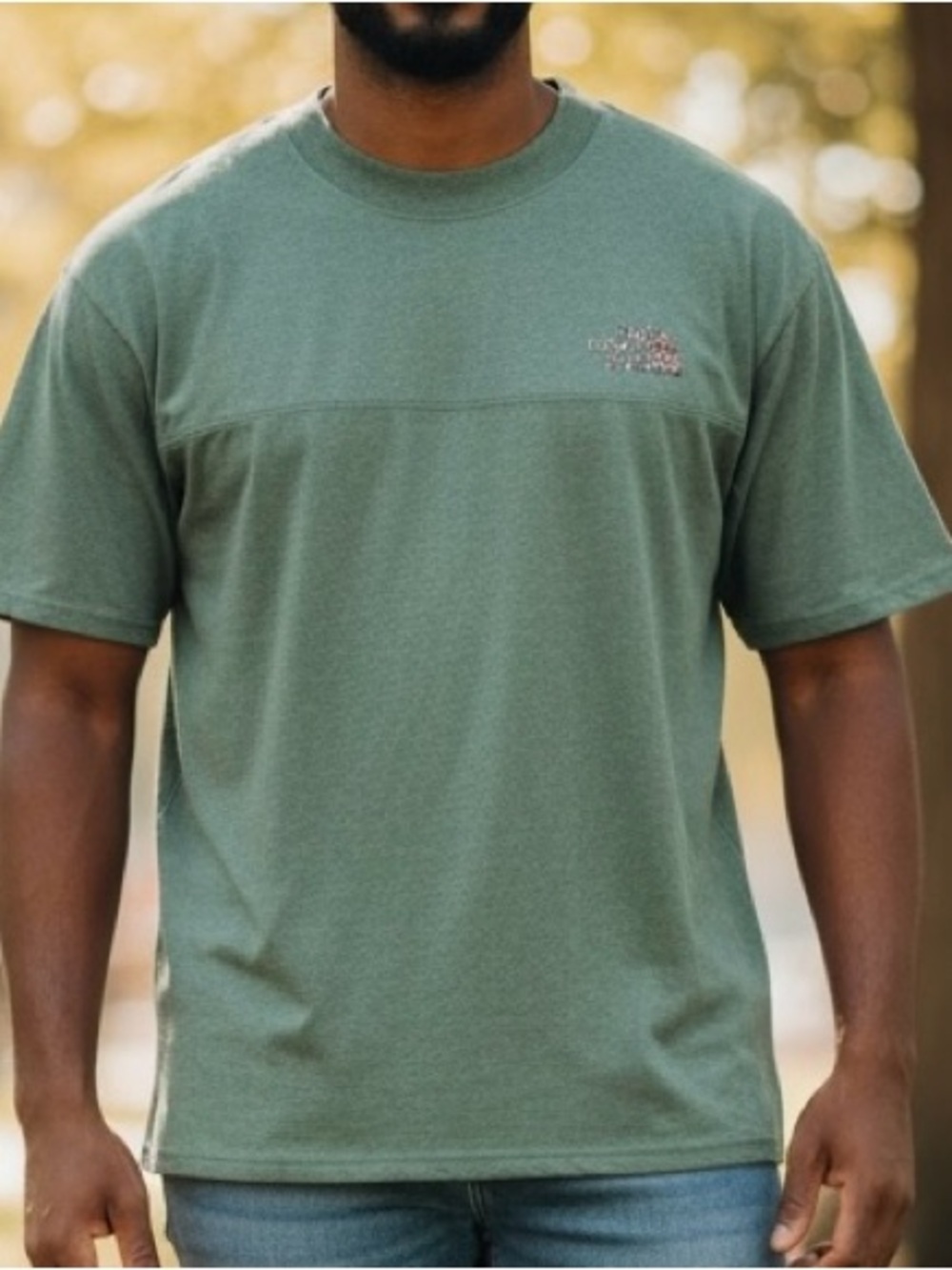 North Face Men’s Green Short Sleeve Shirt Size XL